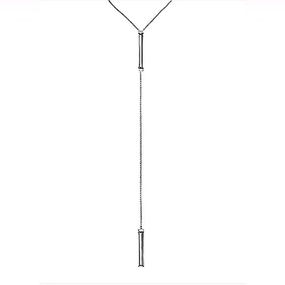 Kendra Scott Shelton Silver Lariat Necklace
